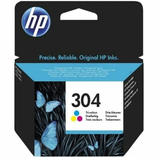 Оригиална касета за мастило HP 304 Трицветен (25 броя)