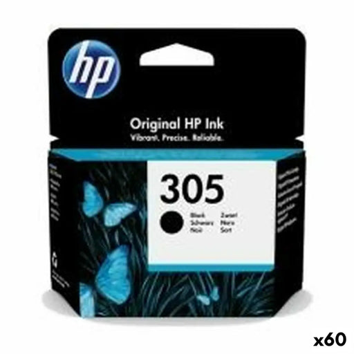 Оригиална касета за мастило HP 305 Черен (60 броя)