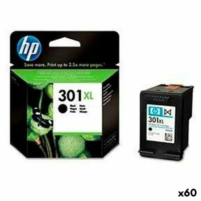 Оригиална касета за мастило HP Nº301XL Черен (60 броя)