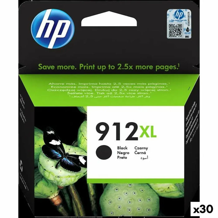 Оригиална касета за мастило HP 912XL Черен (30 броя)