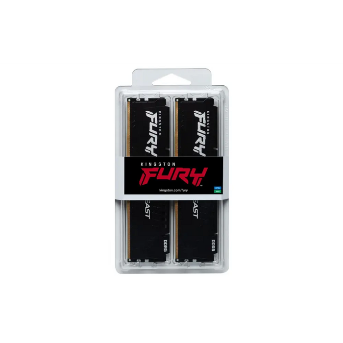 Памет Kingston FURY Beast Black 64GB(2x32GB) DDR5 6000MHz