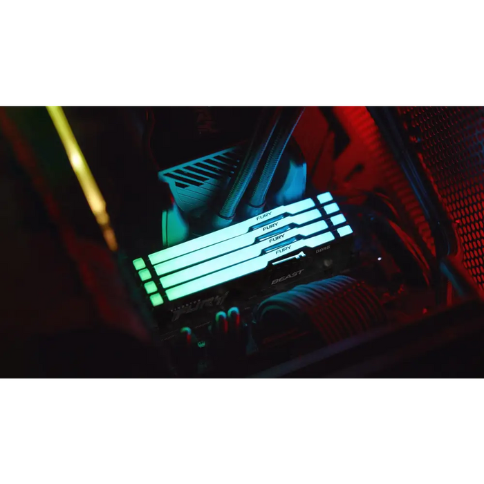 Памет Kingston FURY Beast Black RGB 64GB(2x32GB) DDR5
