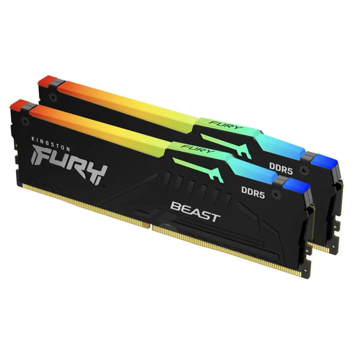 Памет Kingston FURY Beast Black RGB 64GB(2x32GB) DDR5