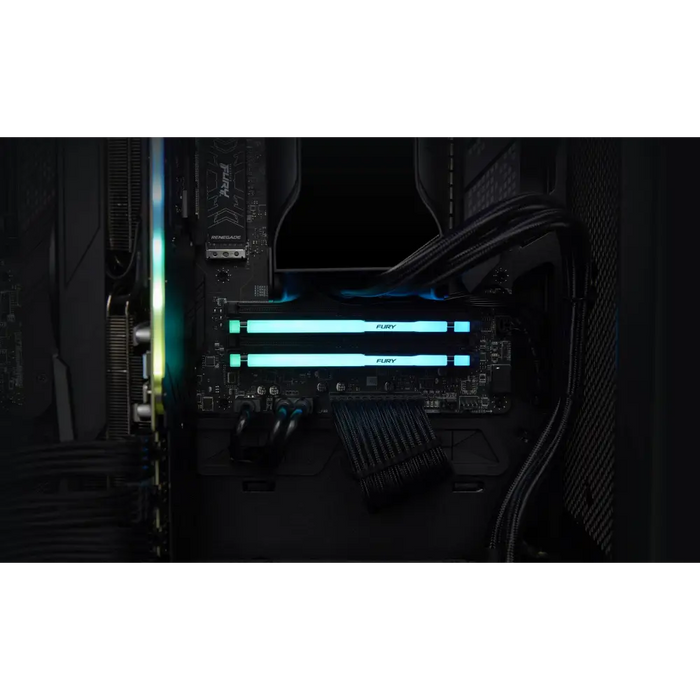 Памет Kingston FURY Beast Black RGB 64GB(2x32GB) DDR5