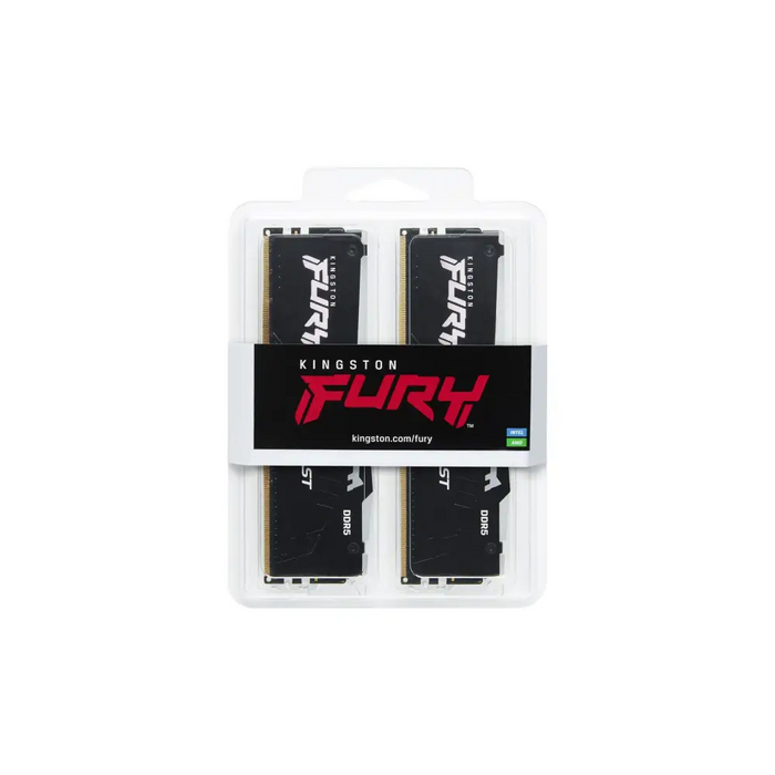 Памет Kingston FURY Beast Black RGB 64GB(2x32GB) DDR5