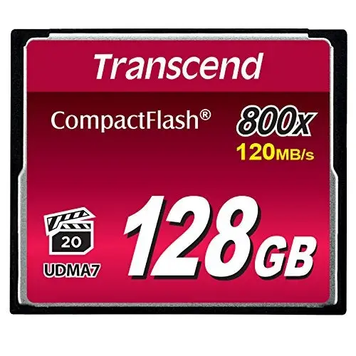 Памет Transcend 128GB CF Card (800x)