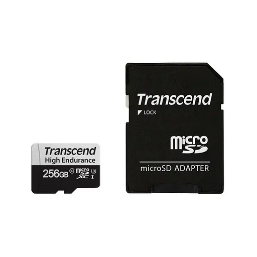 Памет Transcend 256GB microSD w/ adapter U3 High Endurance