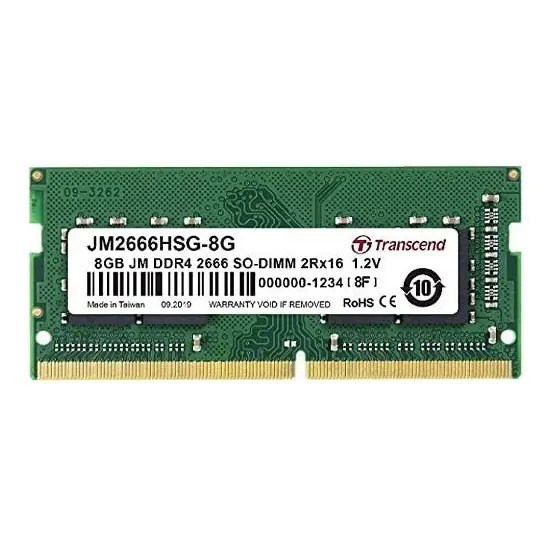Памет Transcend 8GB JM DDR4 2666Mhz SO - DIMM 1Rx16