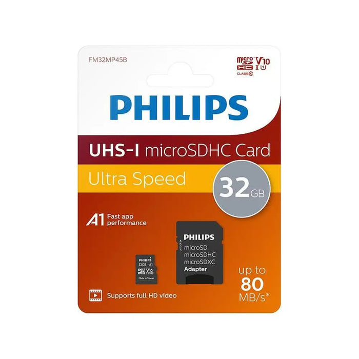 Памет USB Philips MicroSDHC 32GB Cl.10