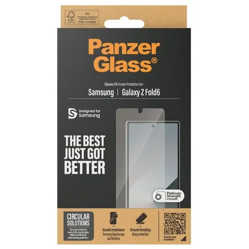 PanzerGlass Classic Fit стъкло на Samsung Galaxy Z Fold 6