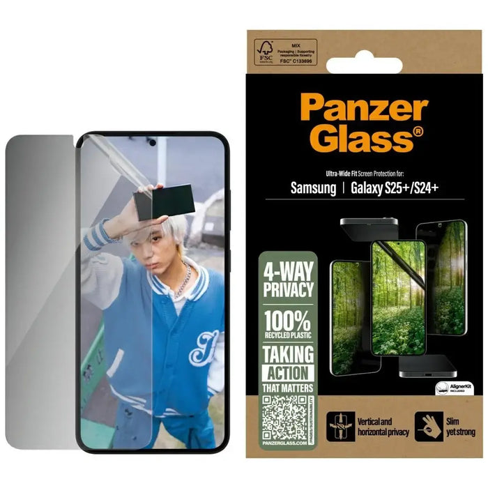 PanzerGlass Eco Matrix Ultra-Wide Fit Privacy Glass