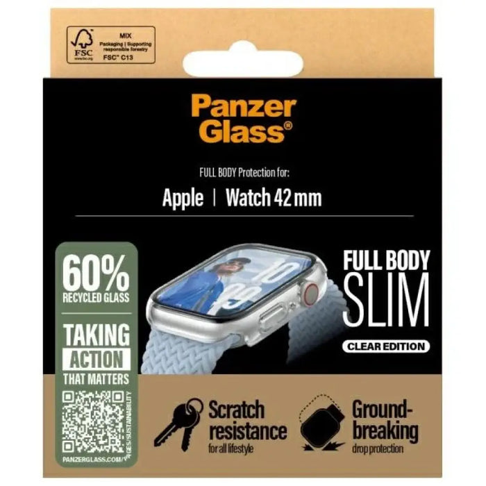 PanzerGlass Snappie Full Body Apple Watch 10 42mm прозрачен