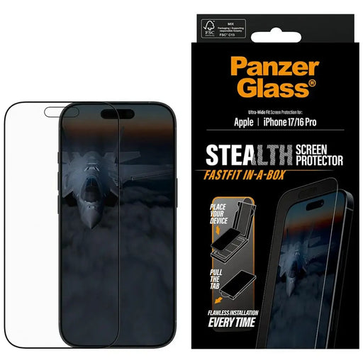 PanzerGlass Stealth Ultra-Wide Fit Fastfit Tempered Glass