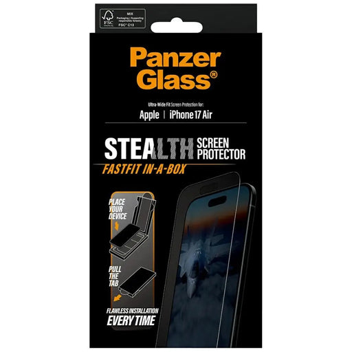 PanzerGlass Stealth Ultra-Wide Fit Fastfit закалено стъкло