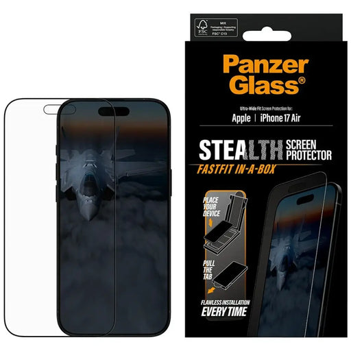 PanzerGlass Stealth Ultra-Wide Fit Fastfit закалено стъкло