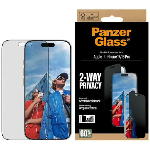 PanzerGlass Ultra-Wide Fit EasyAligner Privacy Glass