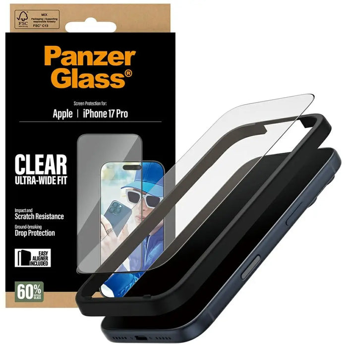PanzerGlass Ultra-Wide Fit EasyAligner Tempered Glass