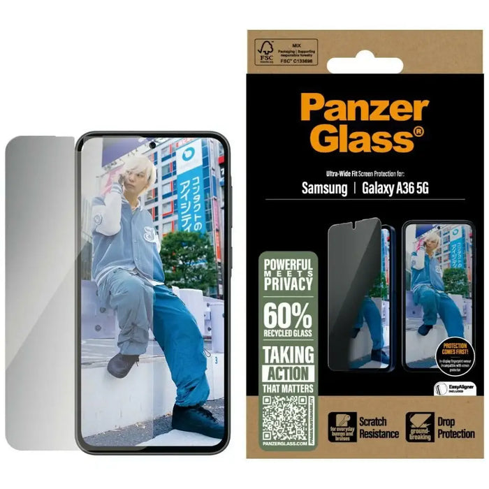 PanzerGlass Ultra-Wide Fit Privacy Glass за Samsung Galaxy