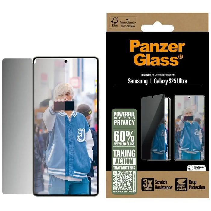 PanzerGlass Ultra-Wide Fit Privacy Glass за Samsung Galaxy