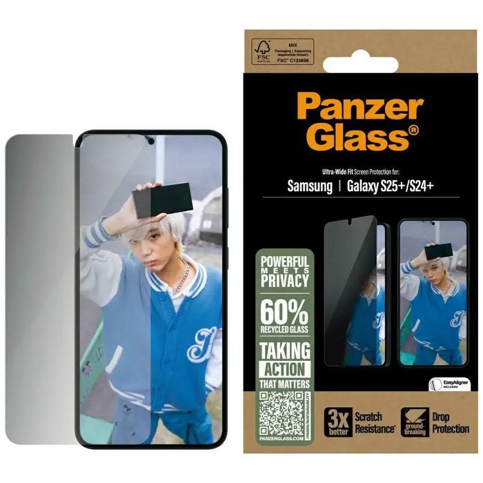 PanzerGlass Ultra-Wide Fit Privacy Glass за Samsung Galaxy