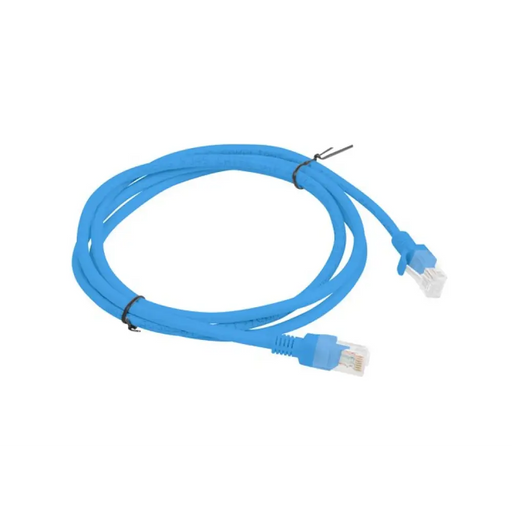 PATCHCORD KAT.5E UTP 1.5M NIEBIESKI FLUKE PASSED LANBERG