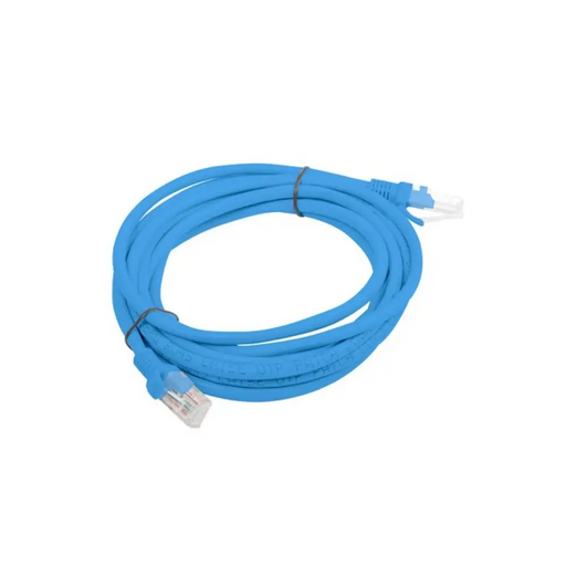PATCHCORD KAT.5E UTP 3M NIEBIESKI FLUKE PASSED LANBERG 10