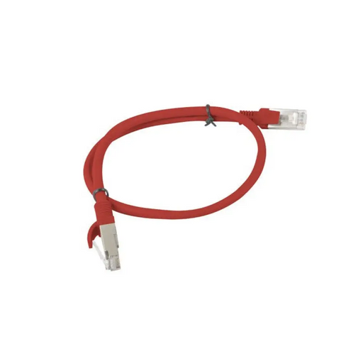 PATCHCORD KAT.6 UTP 0.5M CZERWONY FLUKE PASSED LANBERG