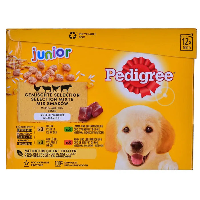 PEDIGREE Junior Selection Mix - Мокра храна за кучета