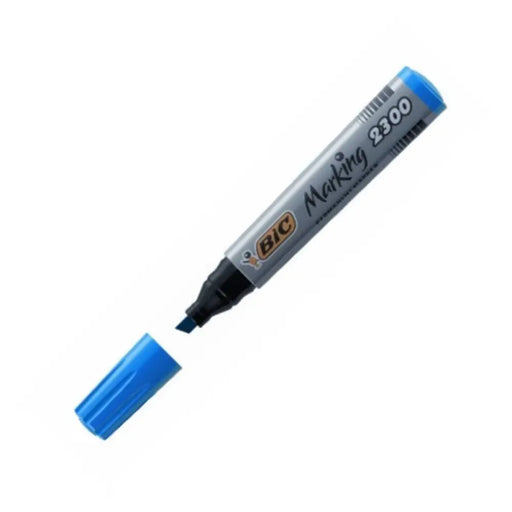 ПЕРМАНЕНТЕН МАРКЕР СКОСЕН ВРЪХ BIC - СИН