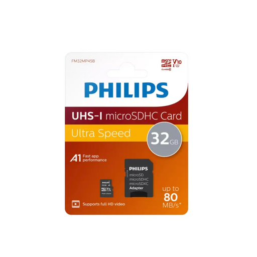Philips Micro SDHC Card 32GB Class 10