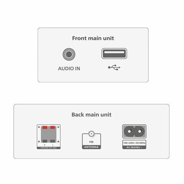 PHILIPS Микро музикална система TAM3205 Bluetooth CD MP3-CD