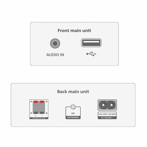 PHILIPS Микро музикална система TAM3205 Bluetooth CD MP3-CD