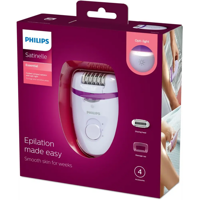 Philips Satinelle Essential BRE275/00 епилатор Purple