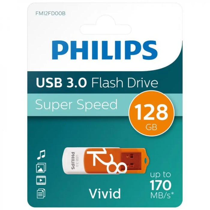 Philips USB 2.0 128GB Vivid Edition