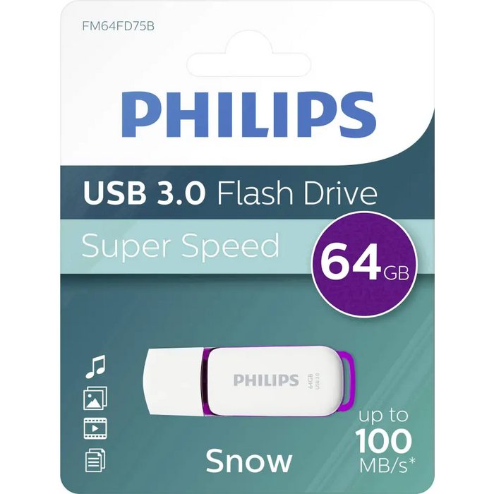 Philips USB 3.0 64GB Snow Edition