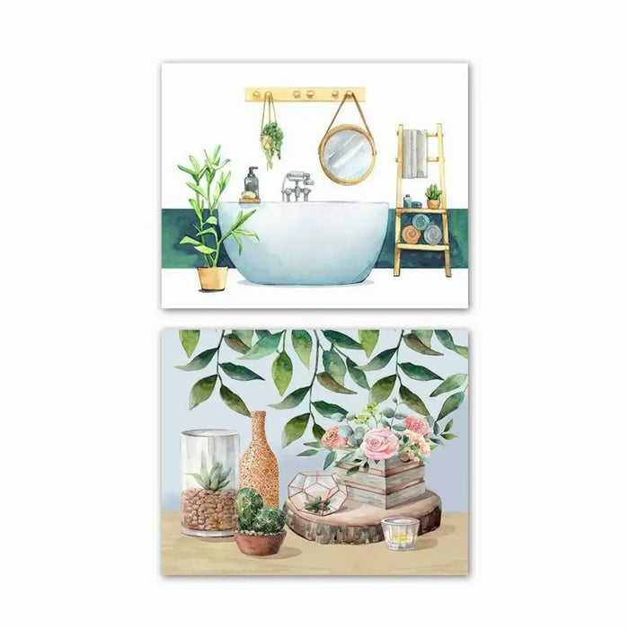 Пластно DKD Home Decor Пластно Дървен MDF 50 x 1,8 x 40 cm