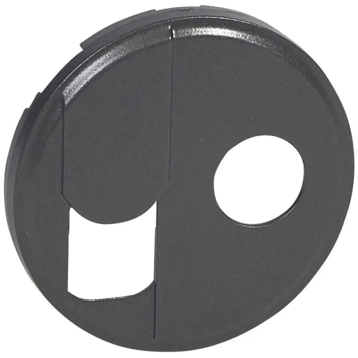 ПЛОЧКА ЗА TV + RJ 45 CELIANE LEGRAND - ГРАФИТ