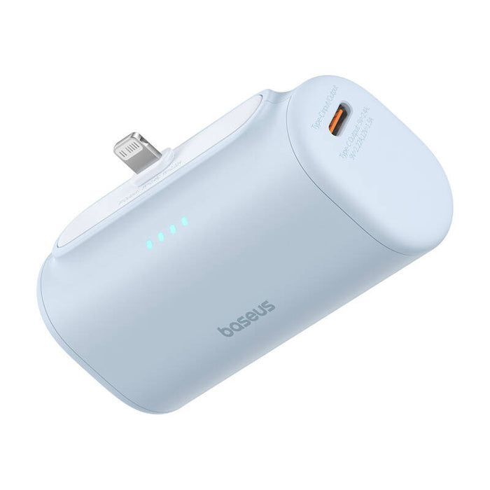 Преносима батерия OS-Baseus Compact, IP, 5000mAh, 20W, синя