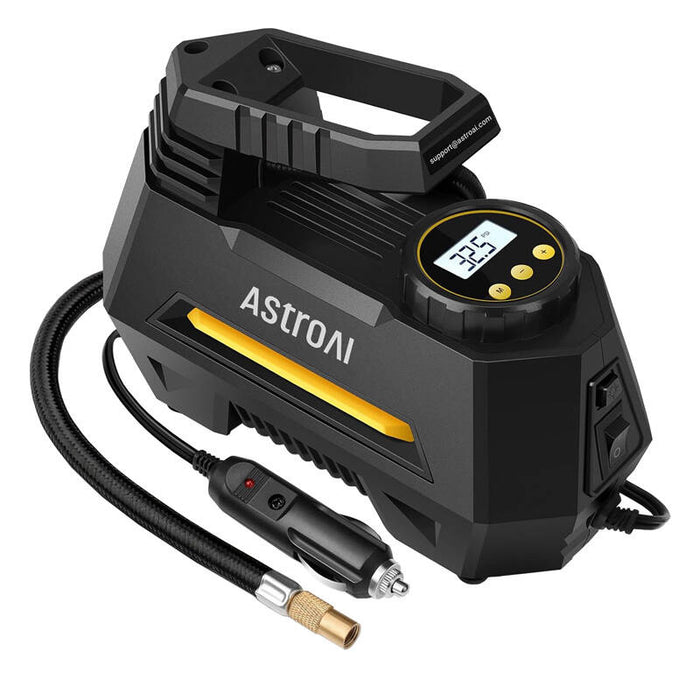 Преносим компресор за гуми AstroAI CZK-3631, 100PSI, 120W, 15А