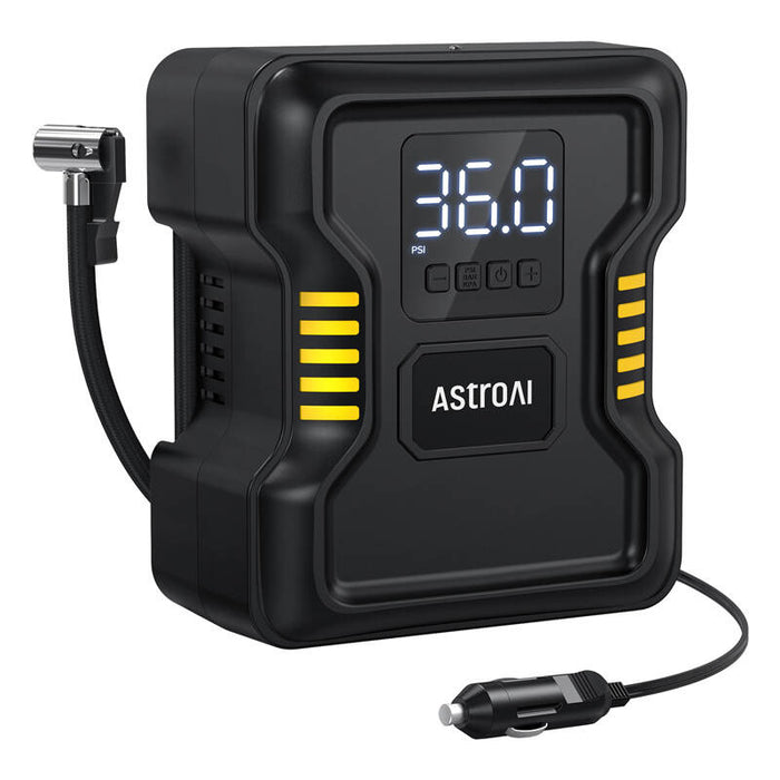 Преносим компресор за гуми AstroAi JY21P160-12, 150PSI, 120W