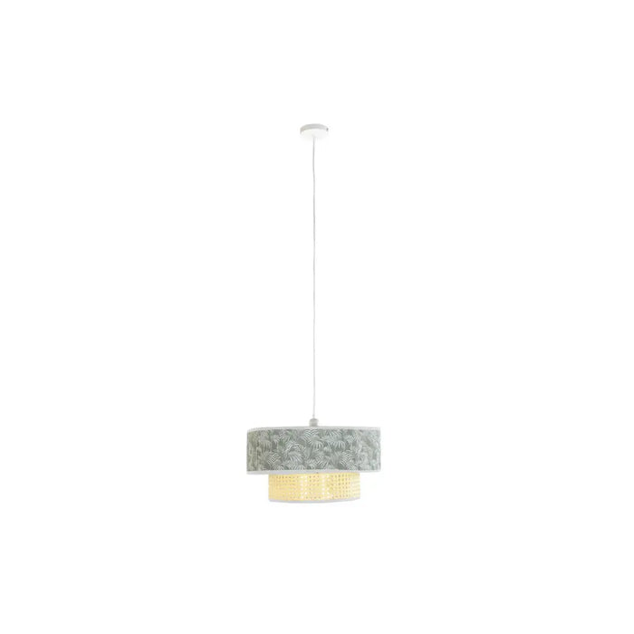 Полилей DKD Home Decor Естествен Черен полиестер Бял Зелен