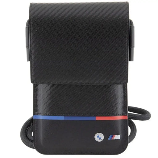 Портфейлна чанта BMW Carbon Tricolor Line - черна