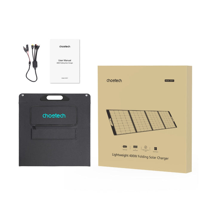 Преносим соларен панел Choetech SC017 400W черен