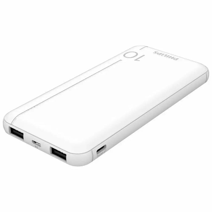 Преносима батерия Powerbank Philips DLP1810NW/62 Бял 10000