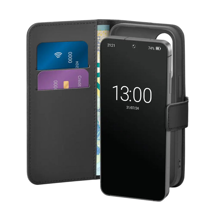 Puro Booklet Case с флип и портфейл за Samsung Galaxy S25