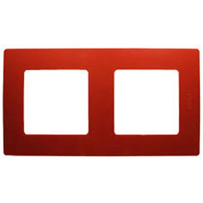 РАМКА ДВОЙНА ЧЕРВЕНА LEGRAND NILOE