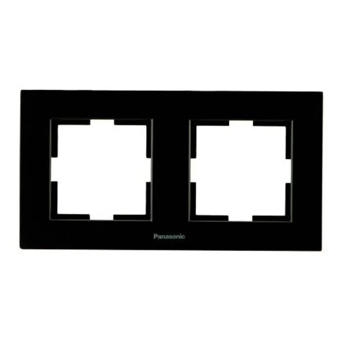РАМКА ДВОЙНА ЧЕРНА PANASONIC KARRE PLUS