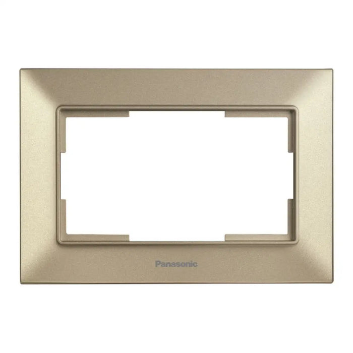 РАМКА ЗА ДВОЕН КОНТАКТ БРОНЗ PANASONIC Arkedia Slim