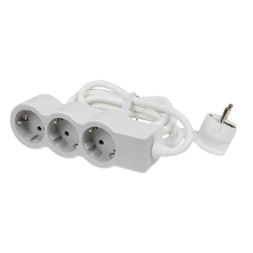 РАЗКЛОНИТЕЛ 3х ШУКО С КАБЕЛ 5м LEGRAND - БЯЛ/СИВ