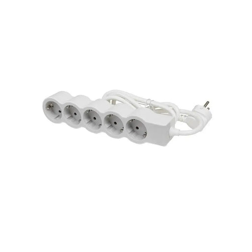 РАЗКЛОНИТЕЛ 5х ШУКО С КАБЕЛ 1,5м LEGRAND - БЯЛ/СИВ